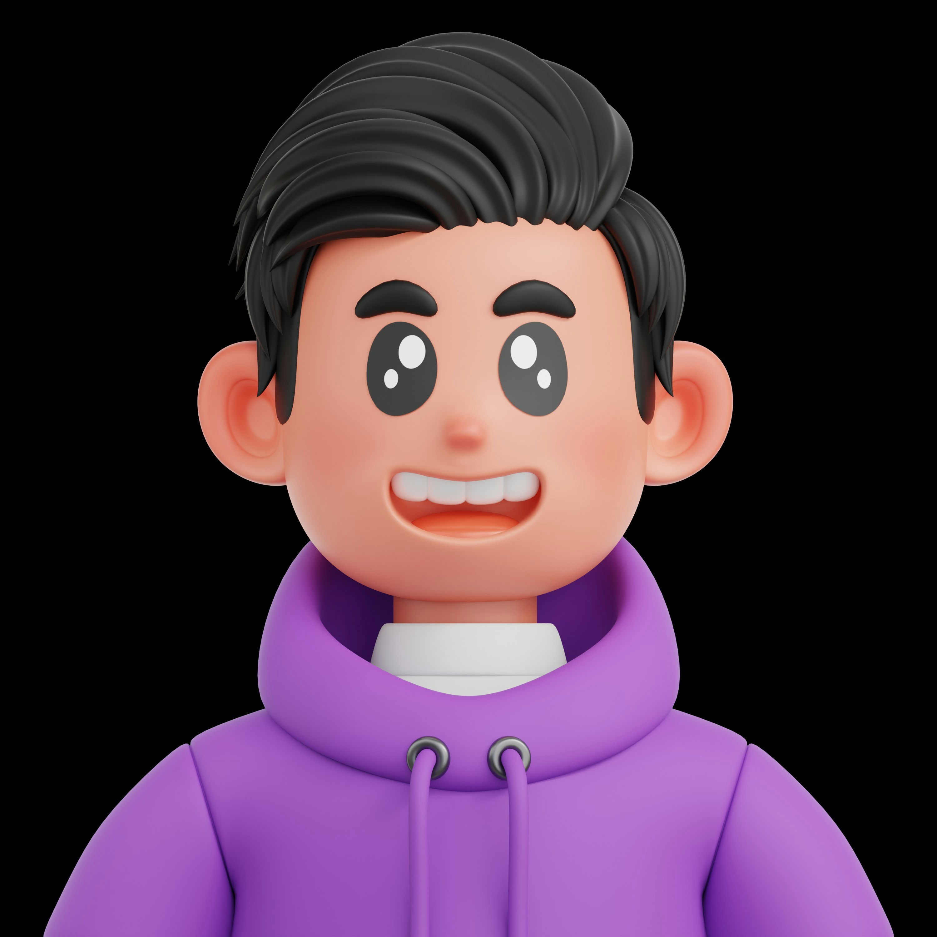Cartoonish graphic profile avatar picture
